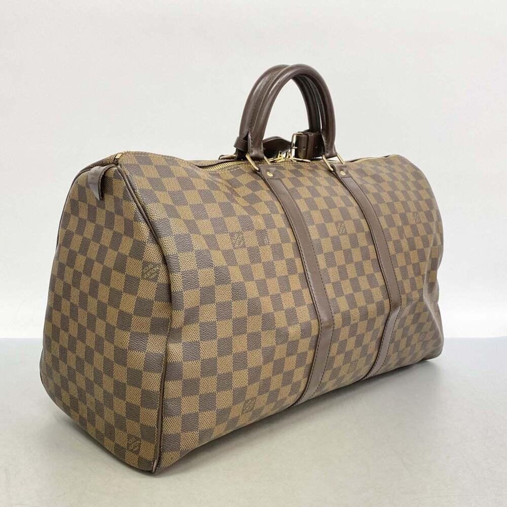 LOUIS VUITTON Authentic Brown Damier Keepall 50 Boston Bag - Picture 2 of 12